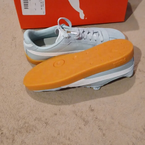 Puma Light Blue Sneakers with Gum Sole - Picture 5 of 6
